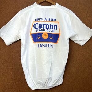 Corona Size Medium Vintage 90's Corona Beer Shirt White 90s Corona Shirt